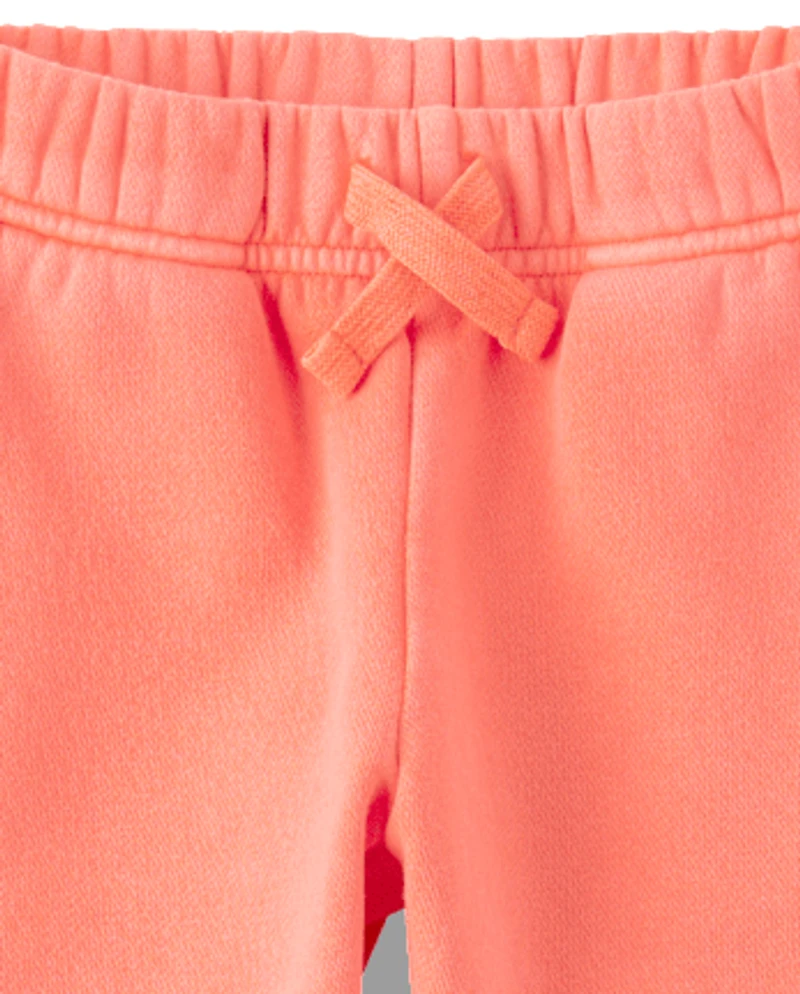 Baby And Toddler Garment Dyed Premium Fleece Jogger Pants