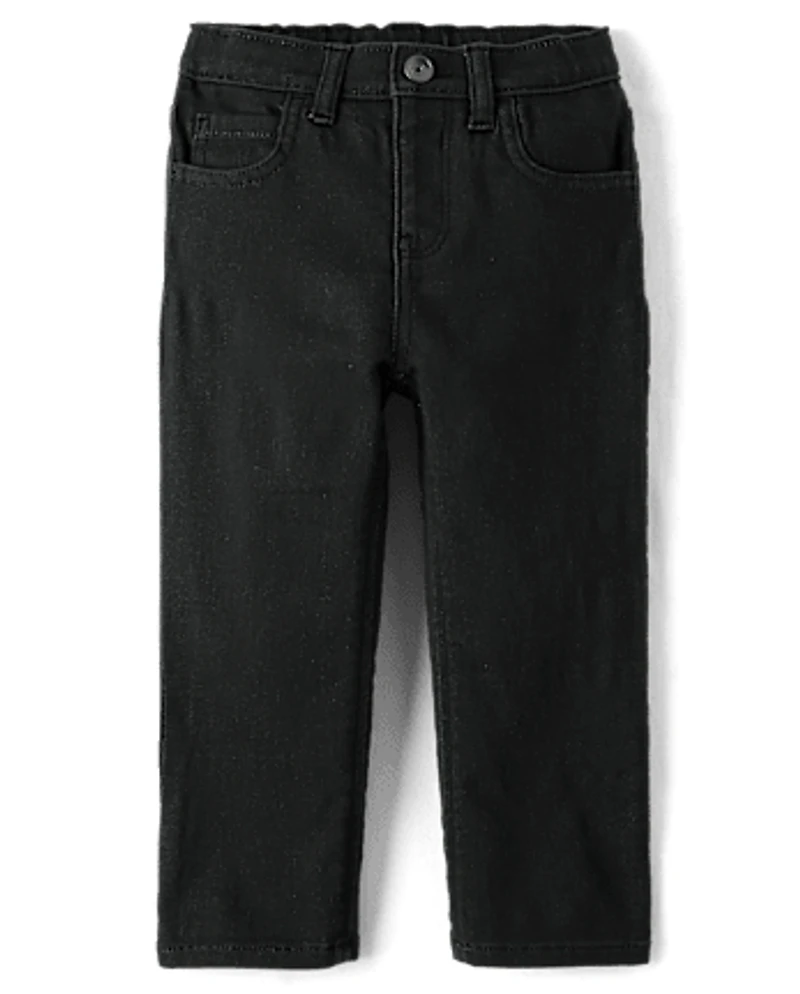 Baby And Toddler Boys Knit Straight Jeans