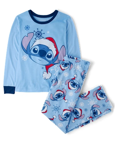 Womens Matching Family Stitch™ Santa Hat Pajamas
