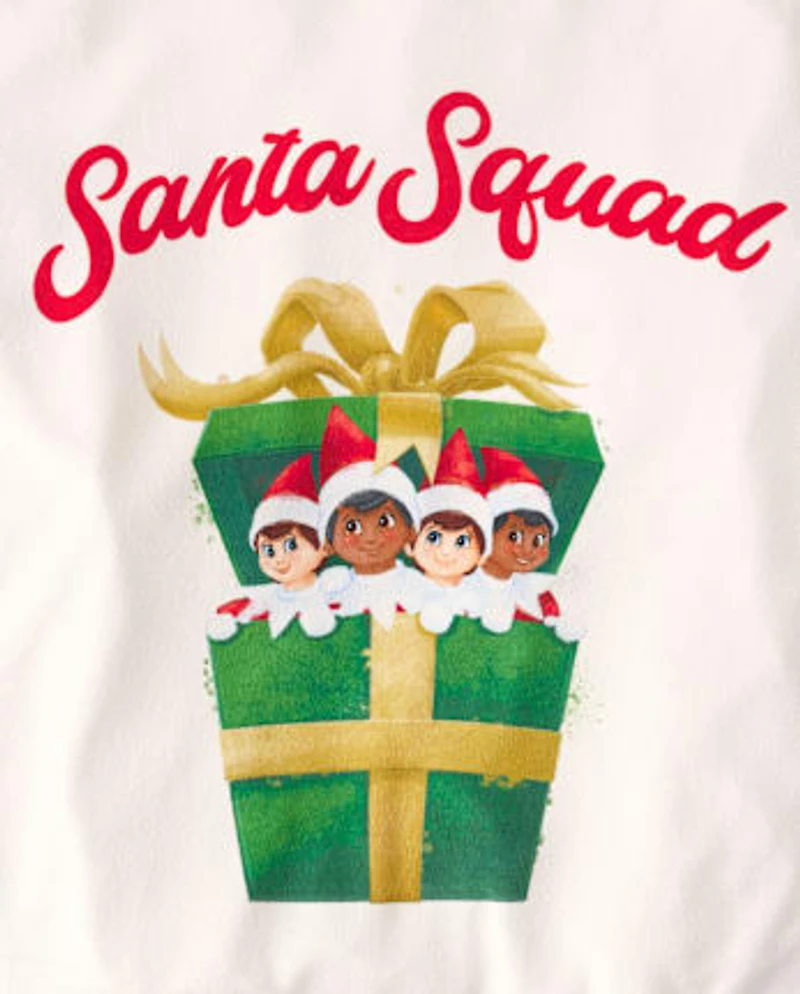Adult Matching Family The Elf On Shelf™ Santa Squad Pajamas