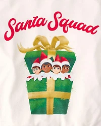 Adult Matching Family The Elf On Shelf™ Santa Squad Pajamas