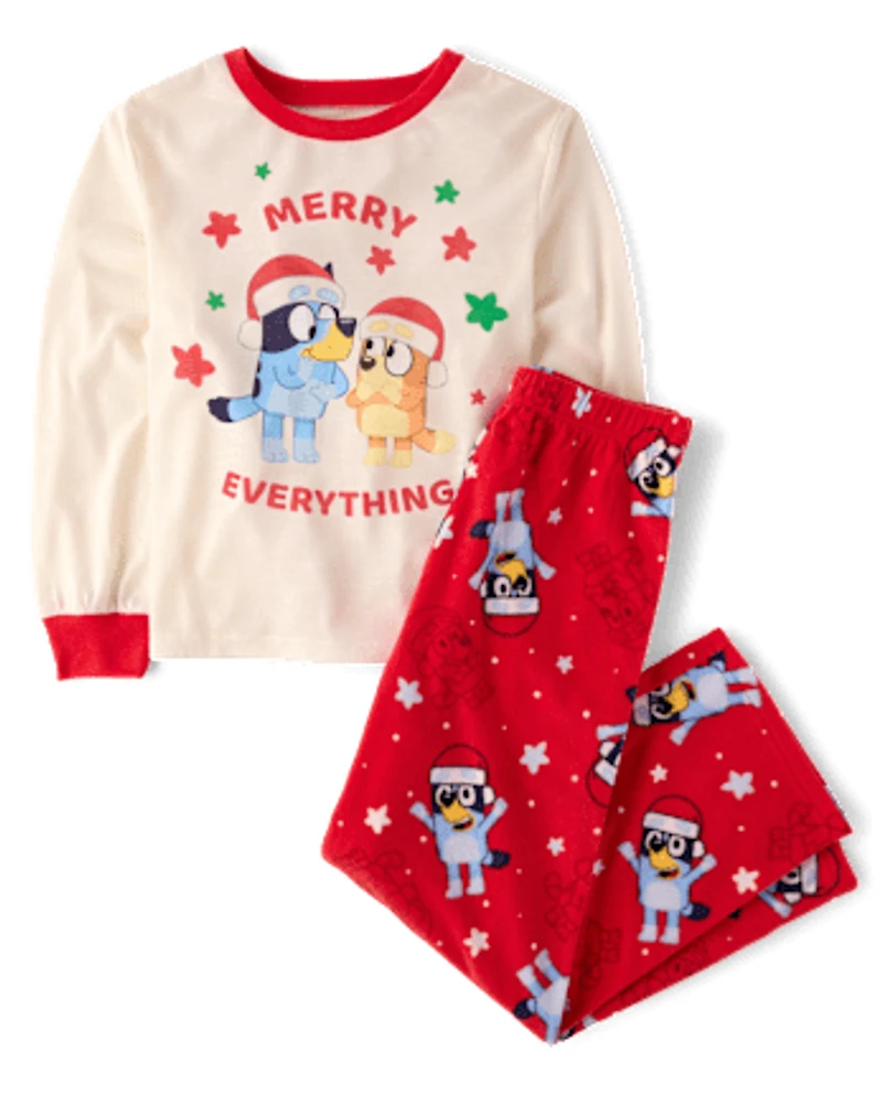 Kids Matching Family Bluey™ Merry Everything Pajamas