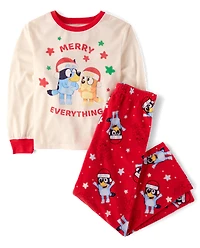 Kids Matching Family Bluey™ Merry Everything Pajamas