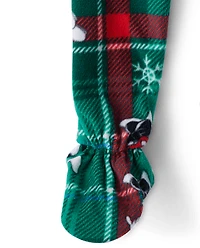 Baby And Toddler Matching Family Mickey Mouse™ Holiday Footed One Piece Pajamas