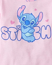 Baby And Toddler Girls Stitch™ Snug Fit Cotton Pajamas