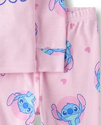 Baby And Toddler Girls Stitch™ Snug Fit Cotton Pajamas