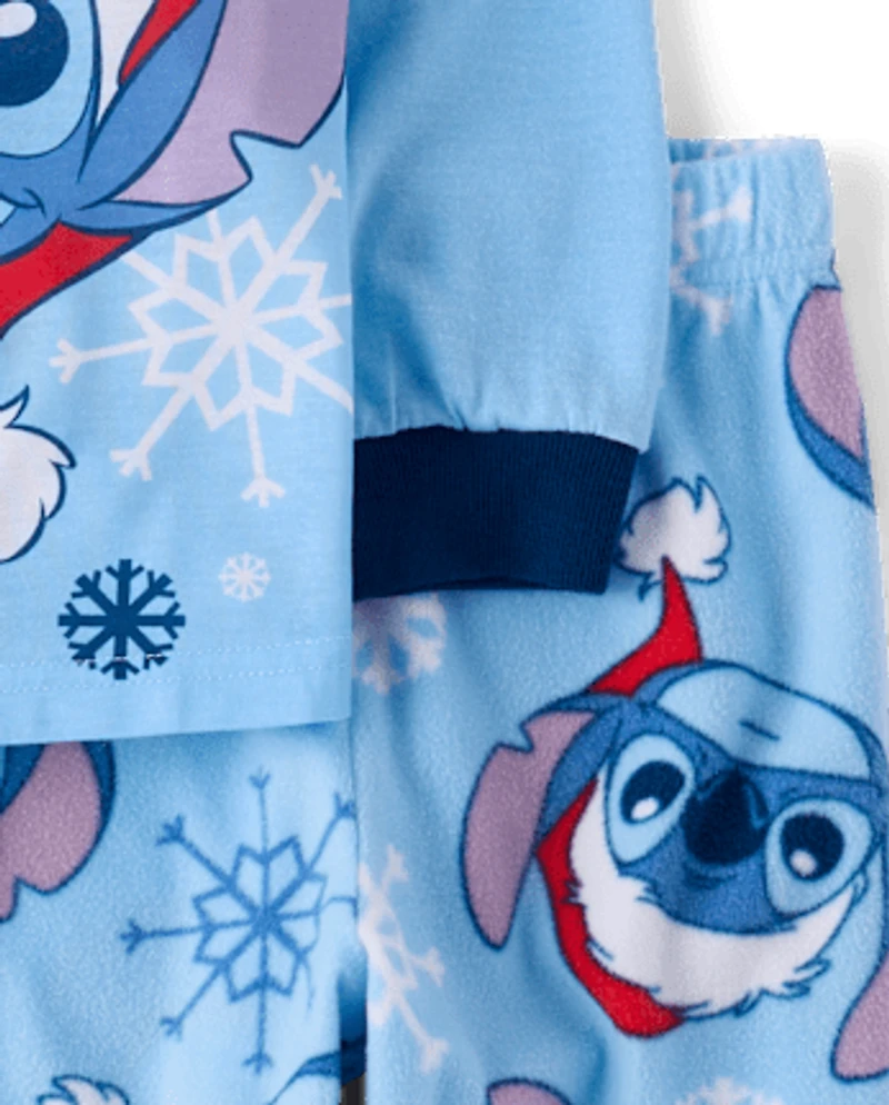 Baby And Toddler Matching Family Stitch™ Santa Hat Pajamas