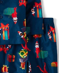 Baby And Toddler Matching Family The Elf On Shelf™ Button Front Pajamas