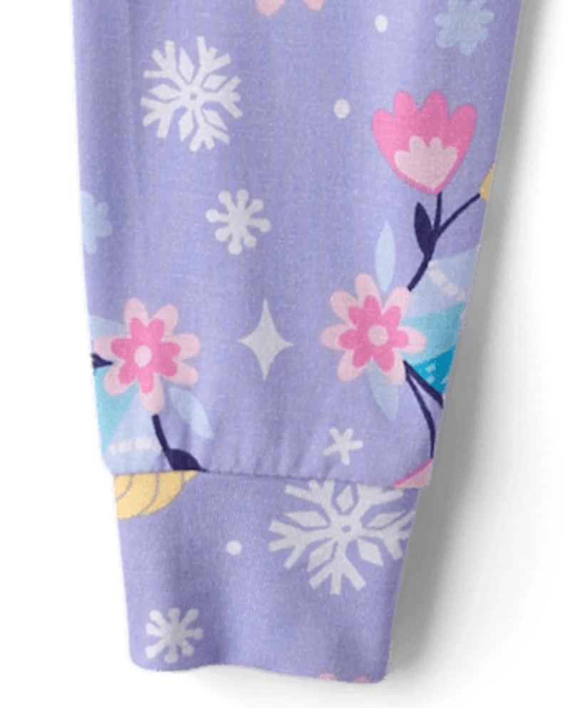 Baby And Toddler Girls Elsa™ Floral Pajamas