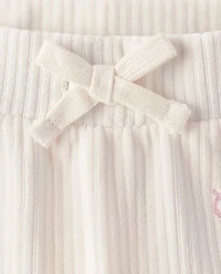 Girls Hello Kitty® Embroidered Velour Flare Lounge Pants