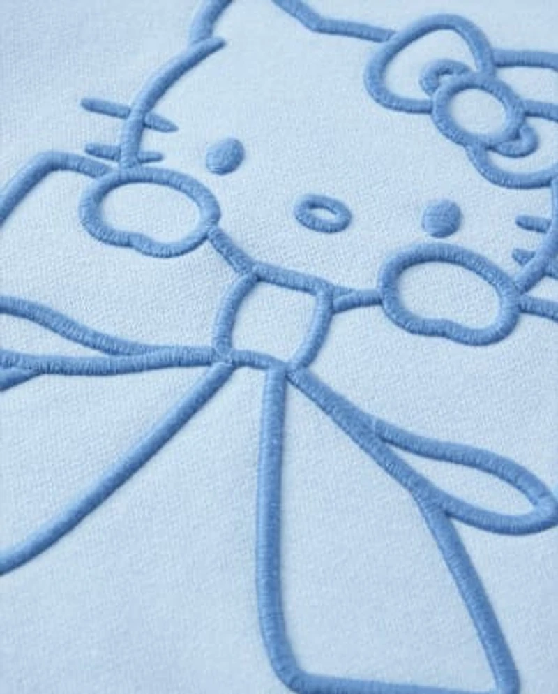Girls Hello Kitty® Embroidered Premium Fleece Sweatshirt