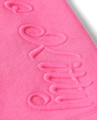 Girls Hello Kitty® Embroidered Premium Fleece Wide Leg Lounge Pants