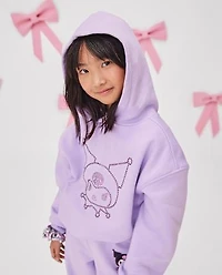 Girls Hello Kitty® Rhinestone Premium Fleece Oversized Hoodie