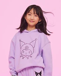 Girls Hello Kitty® Rhinestone Premium Fleece Oversized Hoodie