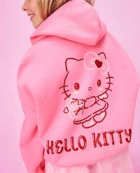 Girls Hello Kitty® Embellished Premium Fleece Hoodie