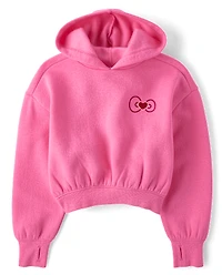 Girls Hello Kitty® Embellished Premium Fleece Hoodie