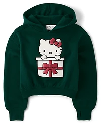 Girls Hello Kitty® Embellished Premium Fleece Hoodie