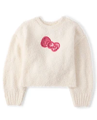 Girls Hello Kitty® Sequin Sweater