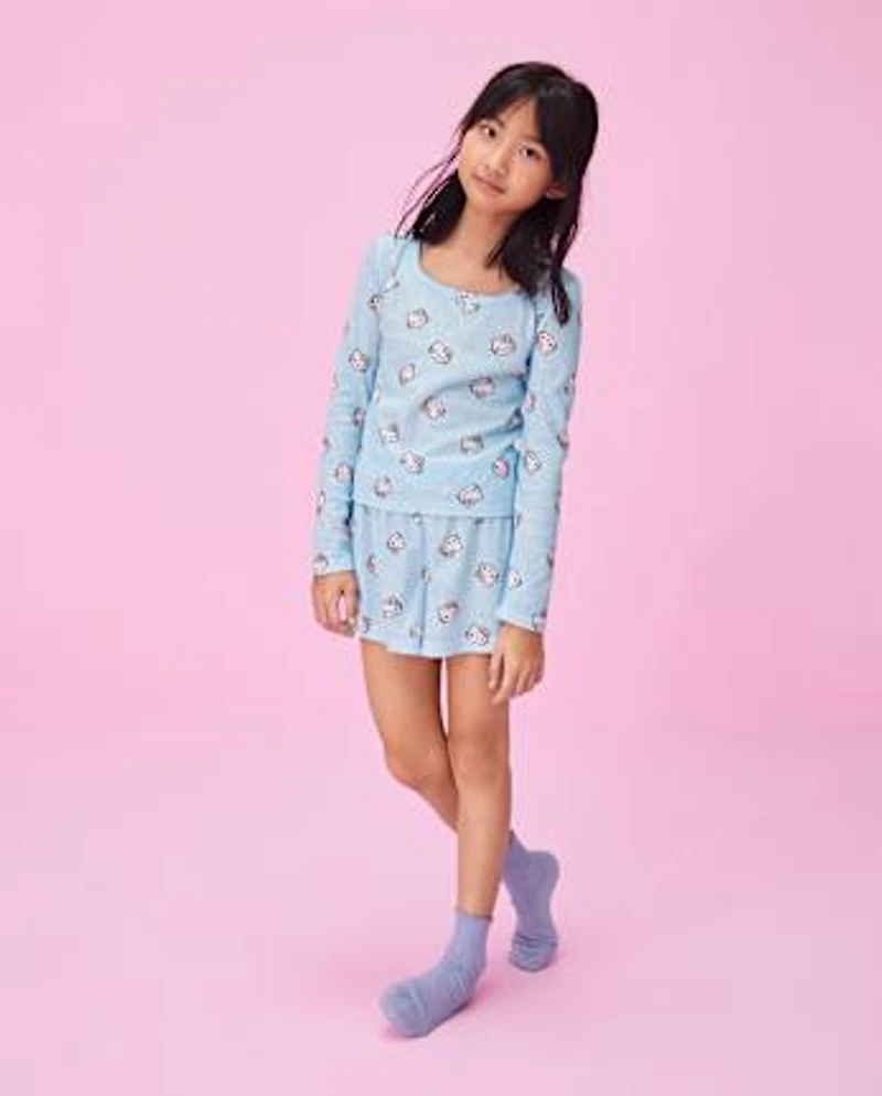 Girls Hello Kitty® Pointelle Pajamas