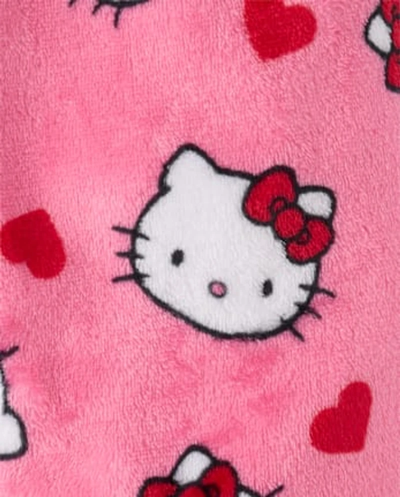Girls Hello Kitty® Heart Fleece Pajama Pants