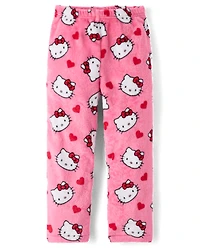 Girls Hello Kitty® Heart Fleece Pajama Pants
