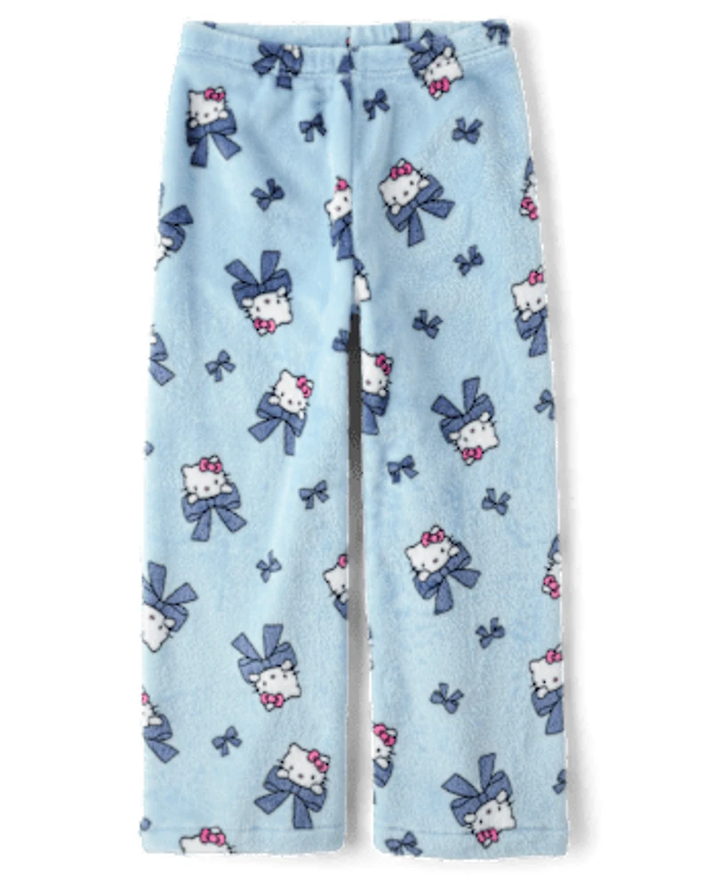 Girls Hello Kitty® Bow Fleece Pajama Pants