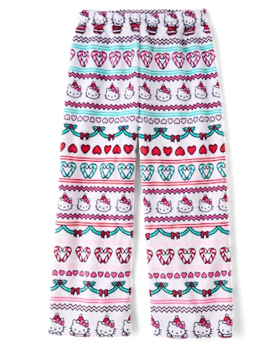 Girls Hello Kitty® Fairisle Fleece Pajama Pants