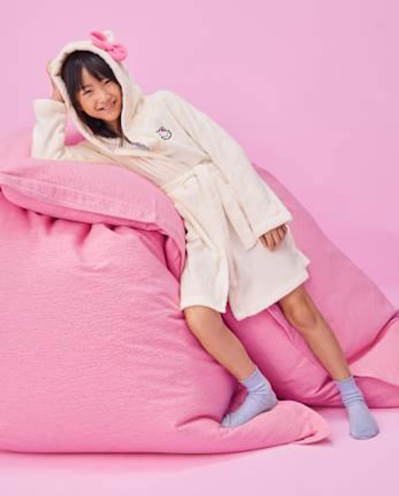 Girls Hello Kitty® Applique Fleece Robe