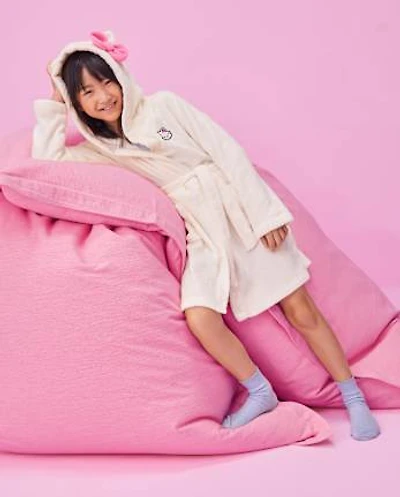 Girls Hello Kitty® Applique Fleece Robe