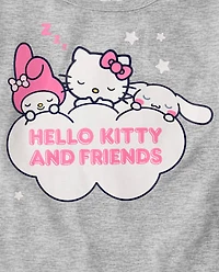 Girls Hello Kitty® And Friends 3-Piece Pajama Set