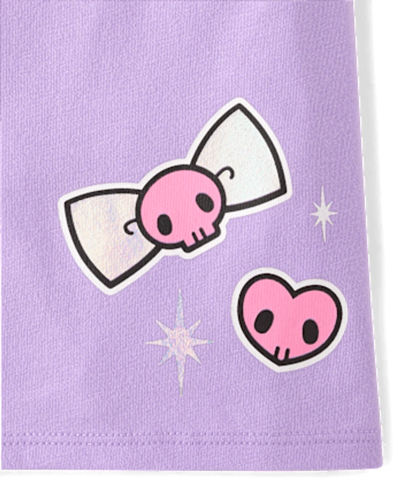 T-shirt graphique holographique Kuromi™ pour filles