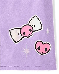 T-shirt graphique holographique Kuromi™ pour filles