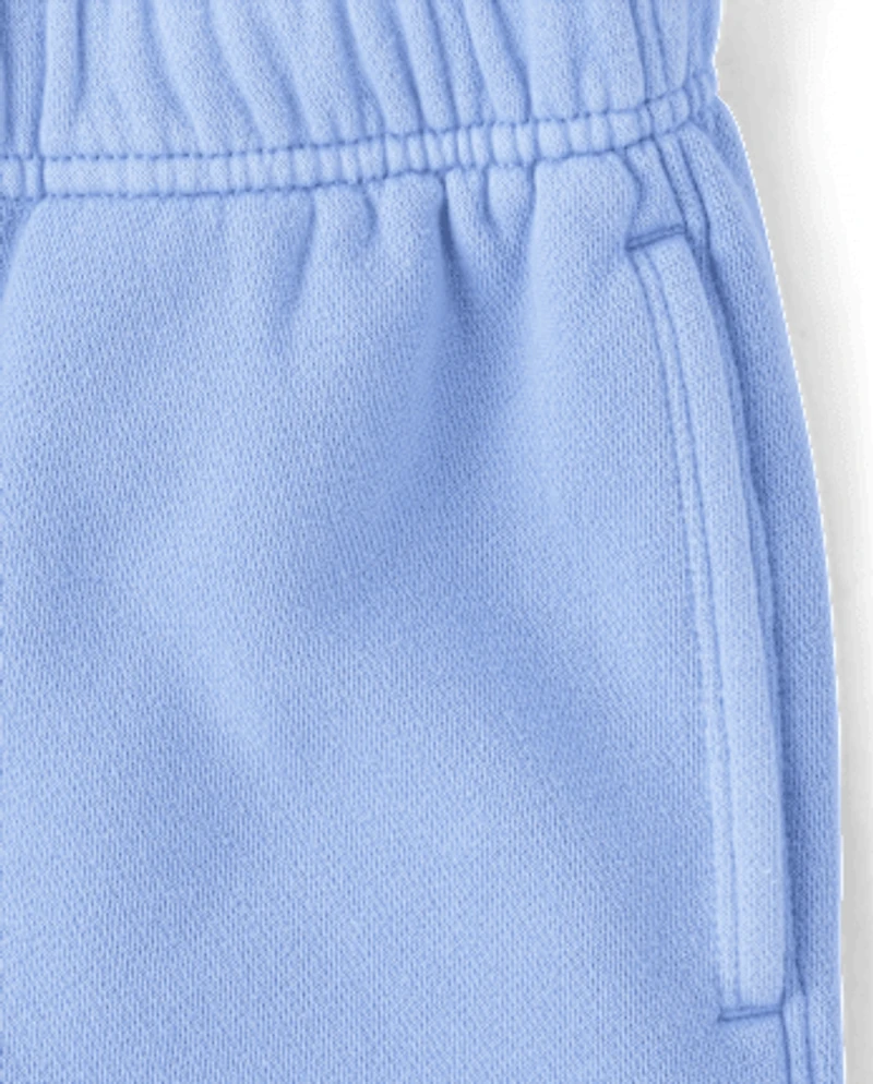 Kids Garment Dyed Premium Fleece Shorts