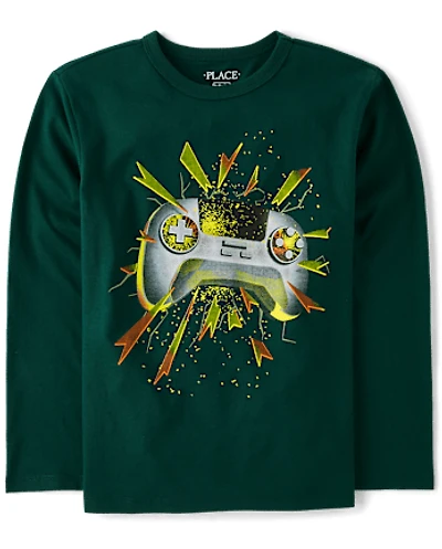 Boys Game Controller Graphic Tee