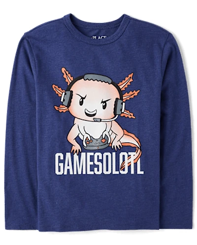 Boys Gamesolotl Graphic Tee