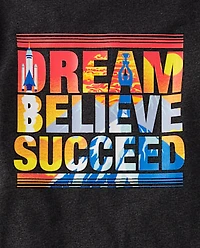 Boys Dream Believe Succeed Graphic Tee
