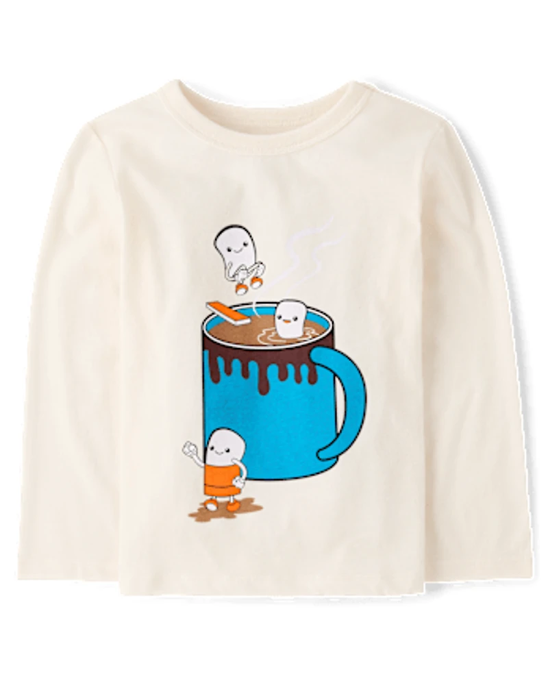 Baby And Toddler Boys Hot Cocoa Pool Graphic Tee
