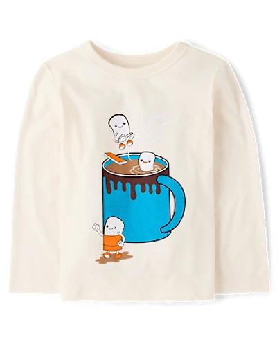 Baby And Toddler Boys Hot Cocoa Pool Graphic Tee