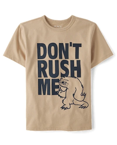 Boys Don't Rush Me Graphic Tee