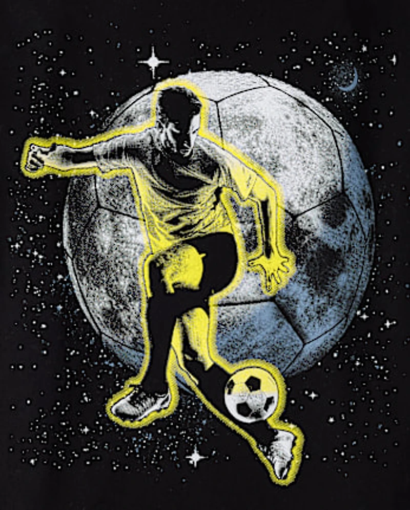 Boys Soccer Player Graphic Tee