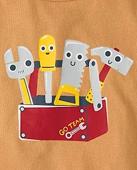 Baby And Toddler Boys Toolbox Friends Graphic Tee