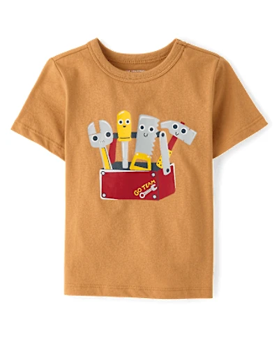 Baby And Toddler Boys Toolbox Friends Graphic Tee