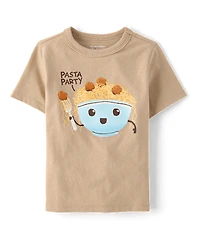Baby And Toddler Boys Pasta Party Graphic Tee