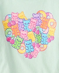 Girls Gummy Heart Graphic Tee