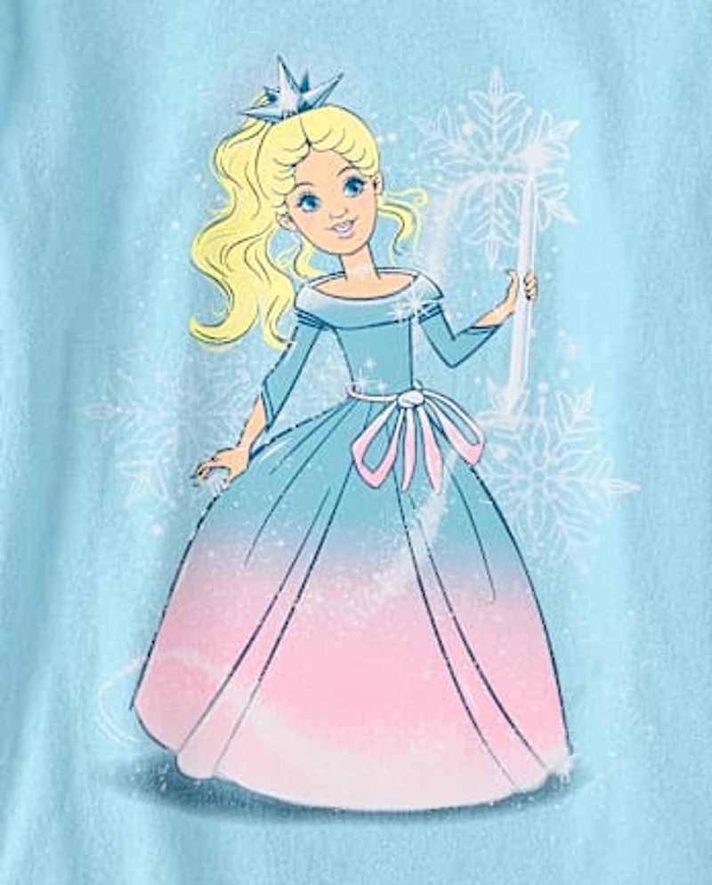 Girls Princess Graphic Tee