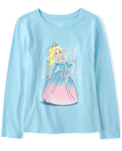 Girls Princess Graphic Tee