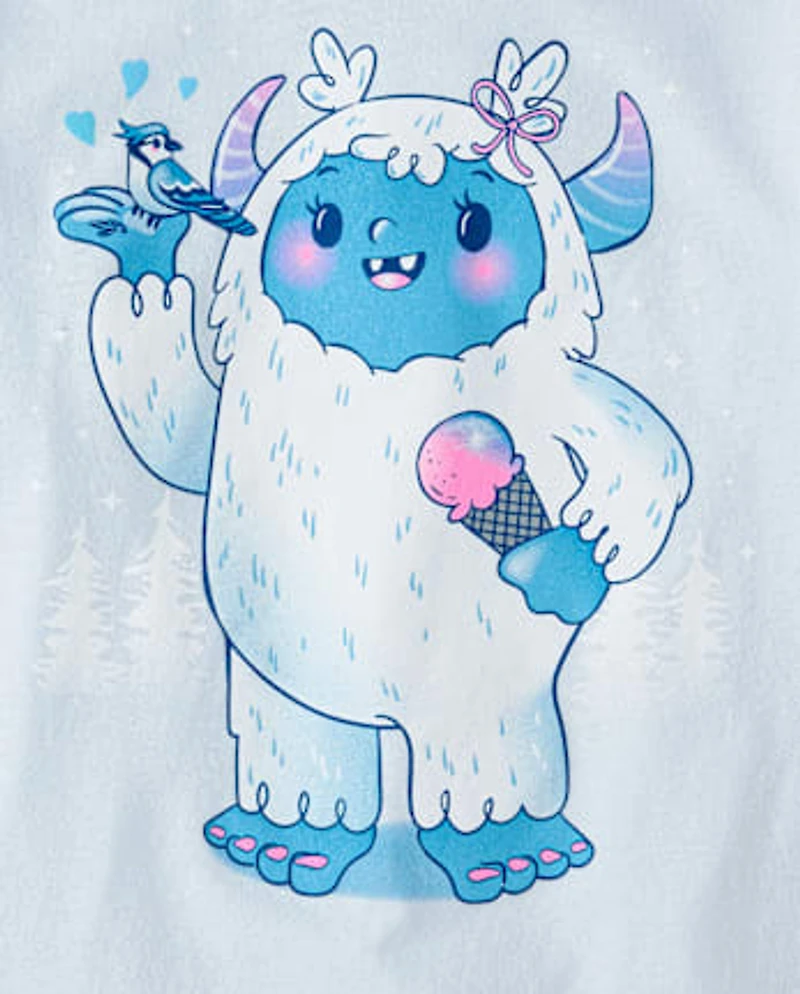 Girls Yeti Graphic Tee
