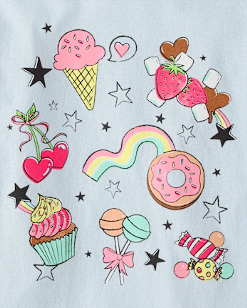 Girls Snack Food Graphic Tee