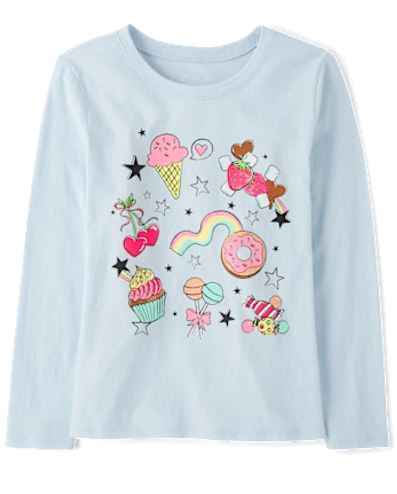 Girls Snack Food Graphic Tee