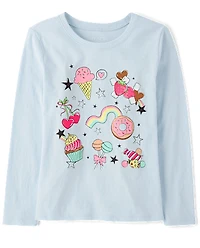 Girls Snack Food Graphic Tee